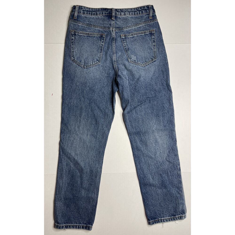 TNR Women’s Jeans Distressed Medium Wash Size 27 Cropped - Picture 7 of 10